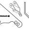 Ridetech Ford 8 or 9" Panhard bar axle bracket. Attached to pinion 90001891