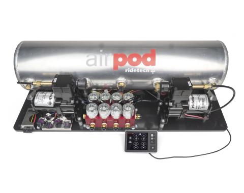 Ridetech 5 Gallon BigRed AirPod with RidePro E5 air suspension controller 30514700