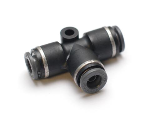 Ridetech Airline Fitting, Tee. 3/8" x 3/8" x 3/8" Airline 31956400