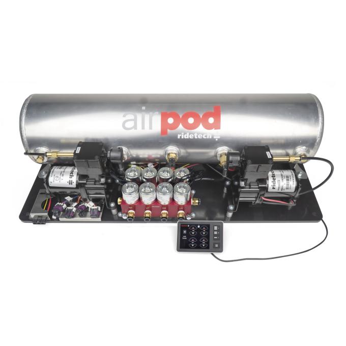 Ridetech 5 Gallon BigRed AirPod with RidePro E5 air suspension controller 30514700