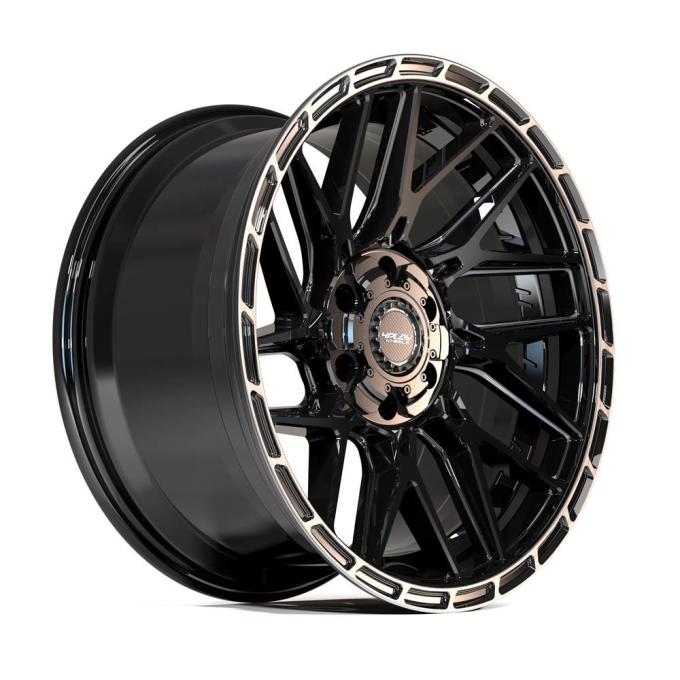 4PLAY Wheels 4PS28 - 4PLAY Sport2.0 4PS28 Gloss Black w/ Brushed Face & Tinted Clear 4PS28-17090-6D55-18BBT