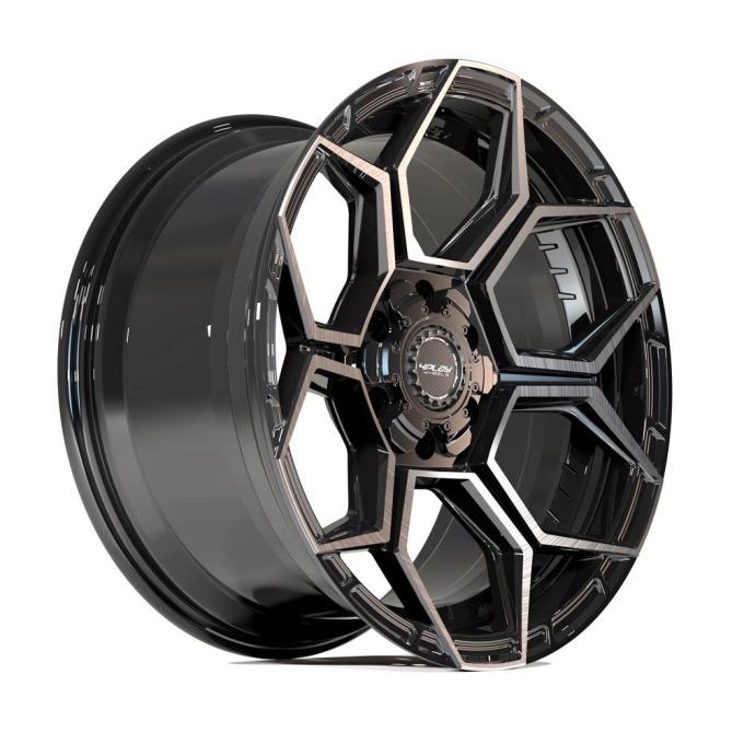 4PLAY Wheels 4PS26 - 4PLAY Sport2.0 4PS26 Gloss Black w/ Brushed Face & Tinted Clear 4PS26-20090-6D55-6BBT