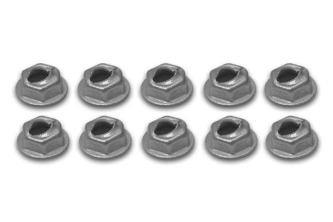 Redline Restomotive® 1968-1969 Chevrolet Corvette 10 Piece Grille Molding Speednut Set