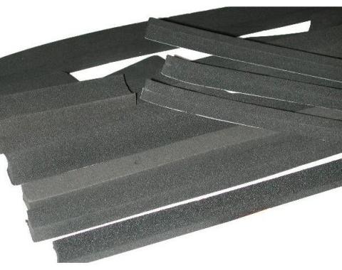 Corvette Radiator/Fan Shroud Seal Kit, Without Air Conditioning, 1974-1975