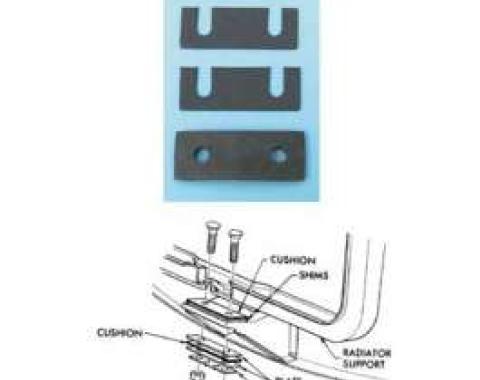 Chevy Radiator Saddle Shim Set, 1955-1957