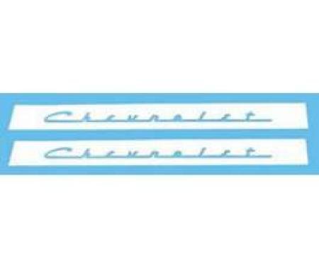 Chevy Valve Cover Stencils, 1955-1957