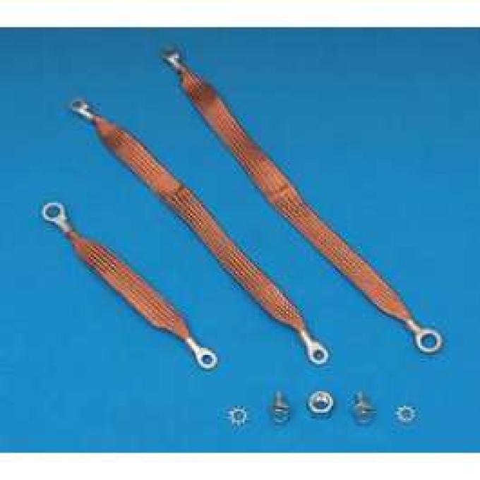 Chevy Ground Wire Strap Kit, 1955-1957
