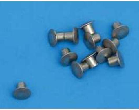 Chevy Flipper Rivet Set, Stainless Steel, 2-Door Hardtop, 1955-1957