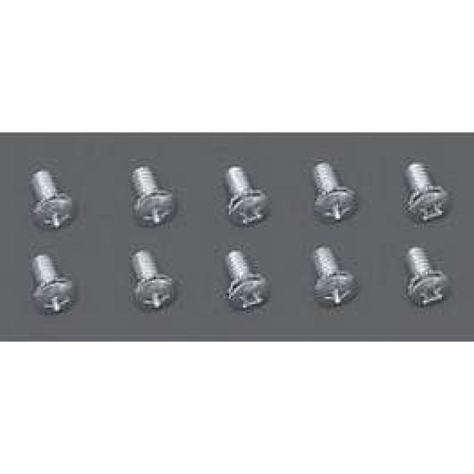 Chevy Door Latch, Lock Mechanism Screw Set, 1955-1957