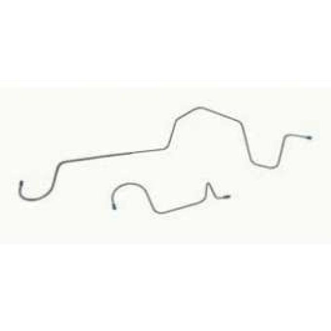 Chevy Rear Housing Brake Lines, For Cars With 8 Or 9 Ford Rear End, 1955-1957
