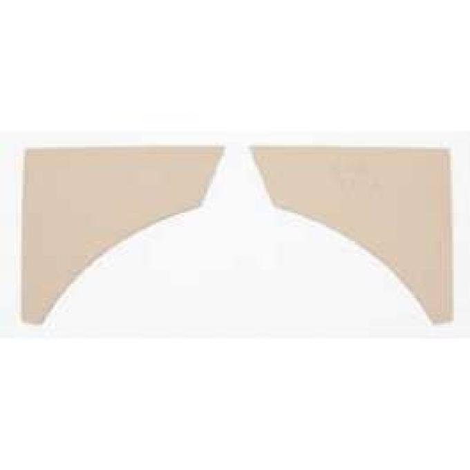 Chevy Cardboard Interior Rear Quarter Panels, 4-Door Sedan,1955-1957