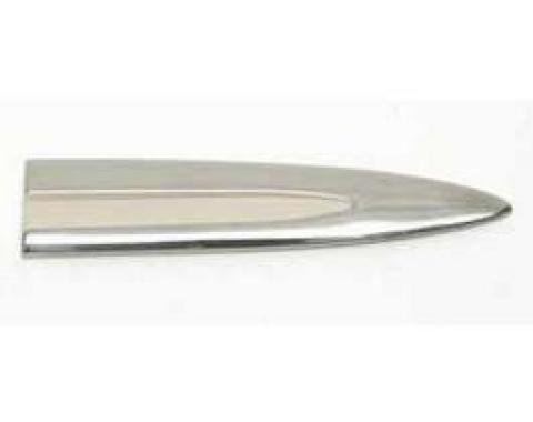 Chevy Door Molding, Stainless Steel, Right, Lower, 2-Door Sedan, Bel Air, 1955