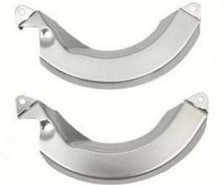 Chevy Lower Spark Plug Shields, Supports, 1957