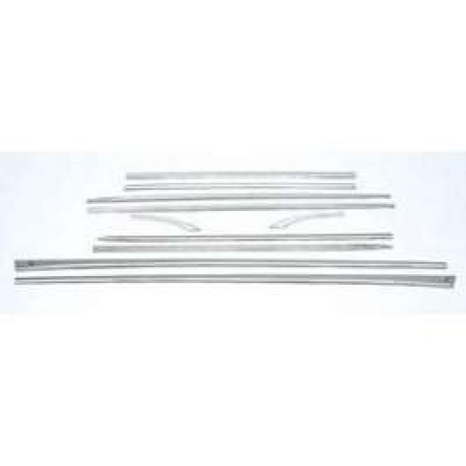 Chevy Side Molding Set, Stainless Steel, 2-Door Hardtop Or Convertible, Sedan, Nomad, Wagon, 210, Bel Air, 1957