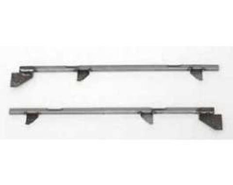 Chevy Door Glass Lower Metal Setting Channels, 2-Door Hardtop, Nomad & Convertible, 1955-1957