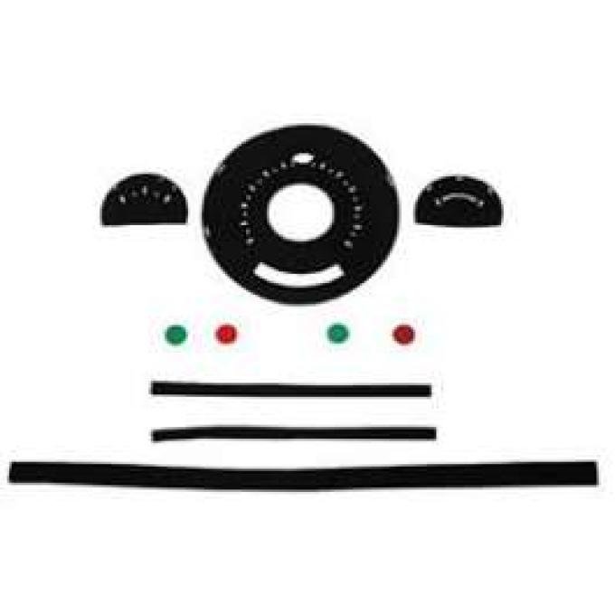 Chevy Instrument Cluster Refacing Kit, 1957