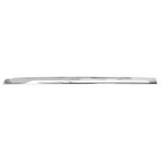 Chevy Beltline Stainless Steel Trim, Door, 2-Door Hardtop &Convertible, Bel Air, Right, 1955-1957