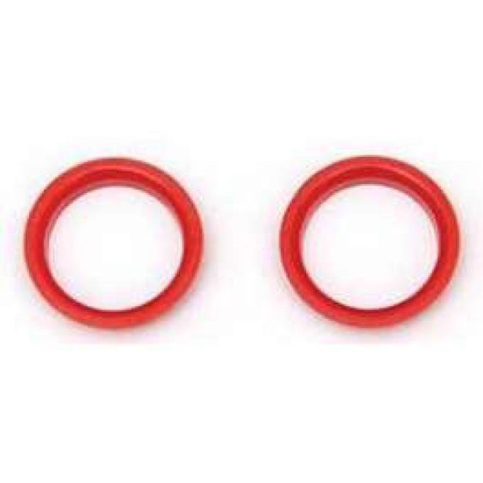 Chevy Horn Insulators, Red, 1955-1956