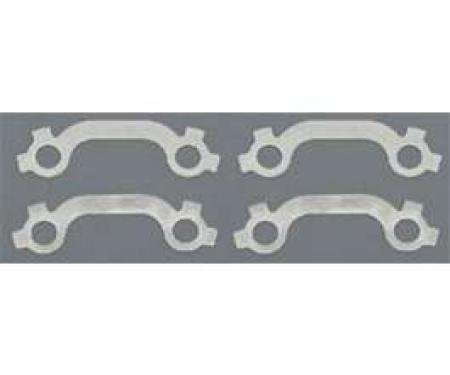 Chevy Exhaust Manifold Bolt French Lock Set, Stainless Steel, Small Block, 1957