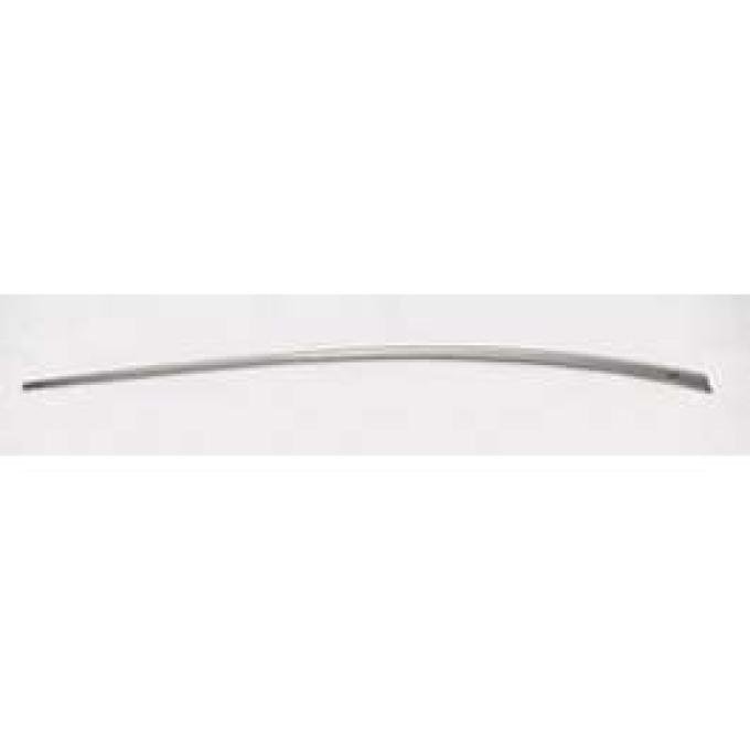 Chevy Quarter Molding, Stainless Steel, Long, Left, Lower, Bel Air 2 Door, 1956