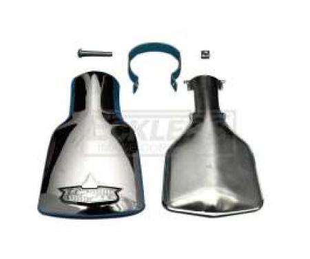 Chevy Exhaust Extension, Chrome, 1955-1956