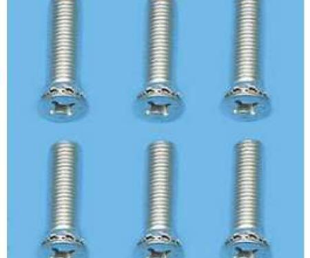Chevy Door Striker Plate Screw Set, 1955-1957