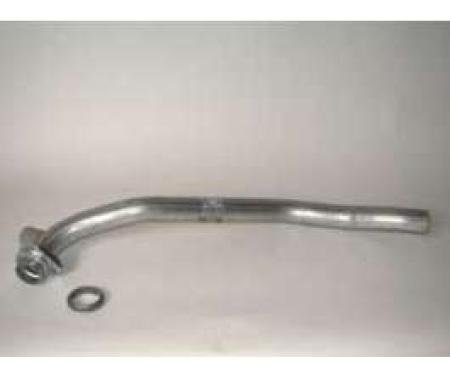 Chevy Aluminized Dual Exhaust Pipe, Non-Convertible, 283ci,Left, 1957