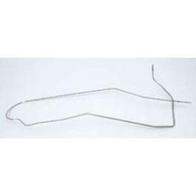 Chevy Fuel Line, Long, Gas Tank To Fuel Pump, Outside Frame, For Cars With Dual Exhaust, 5/16, V8, 1955-1957