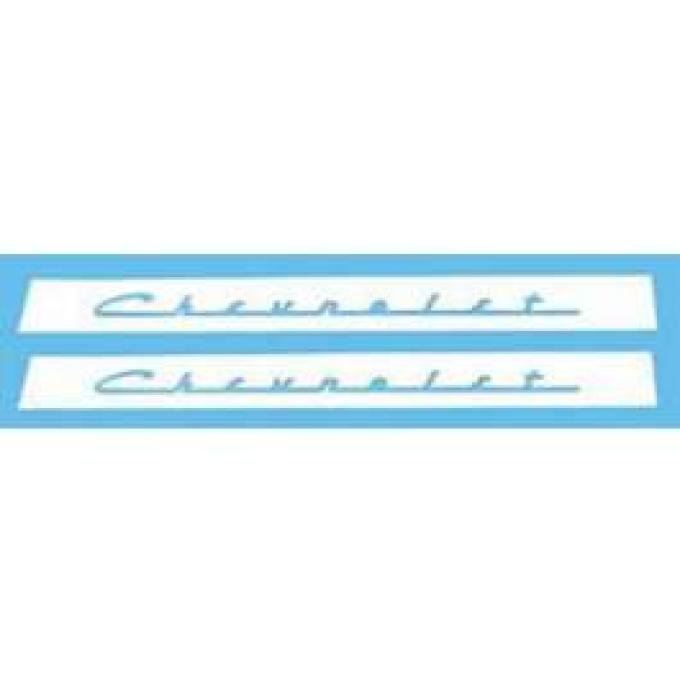 Chevy Valve Cover Stencils, 1955-1957