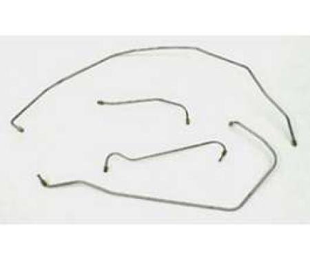 Chevy Brake Line Set, With Standard Factory Brakes, Front, 1955