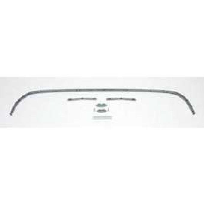 Chevy Convertible Top Rear Tack Strip Set, 1955-1957
