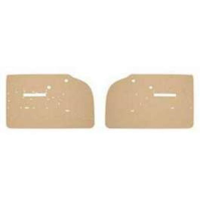 Chevy Cardboard Interior Front Door Panels, 4-Door Sedan & Wagon, Bel Air, 1955-1956