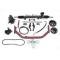 Chevy Rack & Pinion Mega Steering Kit, Big Block, With ididit Tilt-Column & Floor Shift, 1955-1957