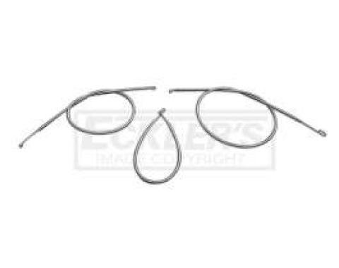 Chevy Heater Cable Set, Deluxe, 1956