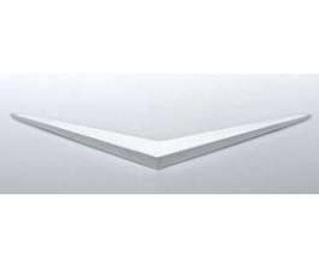 Chevy V Hood Emblem, Front, Chrome, Best Quality, 1956