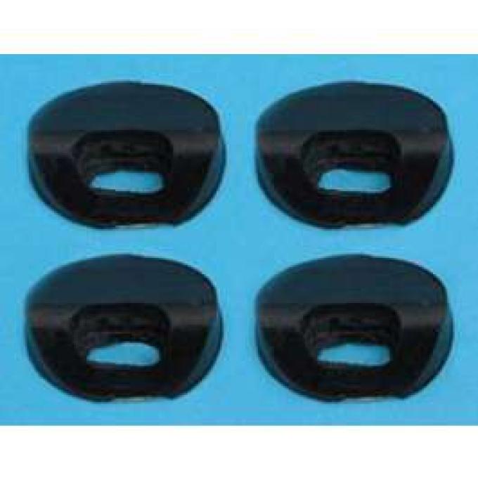Chevy Seat Back Stops, Front Lower, 2-Door, 1955-1956