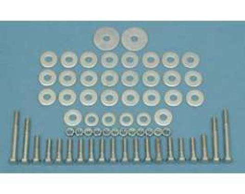 Chevy Convertible Body Bolt & Washer Kit, 1955-1957