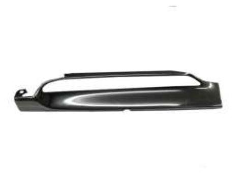Chevy Vent Window Bottom, Beltline Molding, Left, Stainless, Polished, USED, 1955-1957