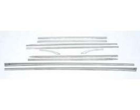 Chevy Side Molding Set, Stainless Steel, 2-Door Hardtop Or Convertible, Sedan, Nomad, Wagon, 210, Bel Air, 1957