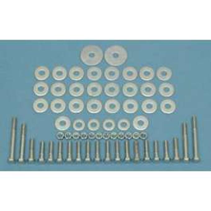 Chevy Convertible Body Bolt & Washer Kit, 1955-1957