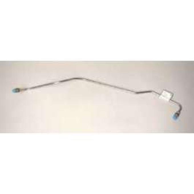 Chevy Fuel Line, Pump To Carburetor, Stainless Steel, 4-Barrel, 1955, 2-Barrel, 1955-1956