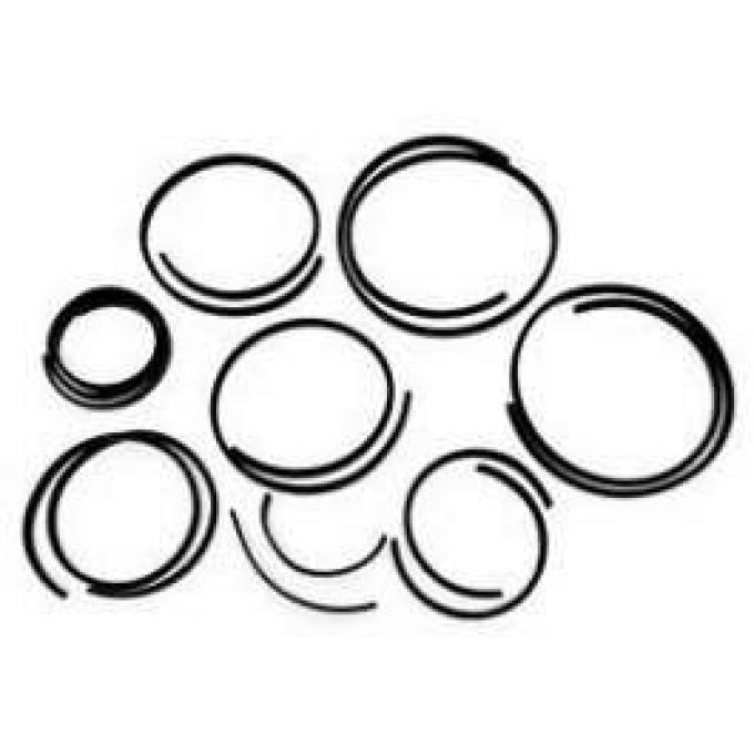 Chevy Headliner & Windlace Tack Strip Set, Nomad, 1955-1957