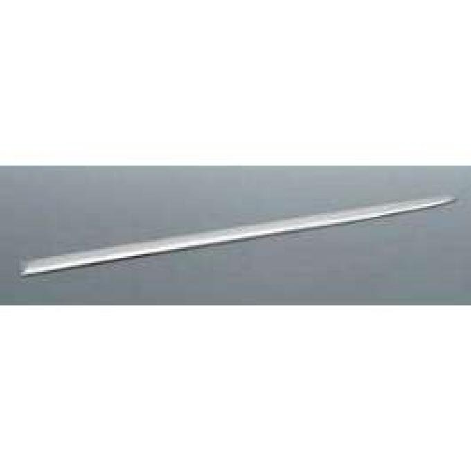 Chevy Door Molding, Stainless Steel, Left, Upper, Bel Air 2-Door, 1955