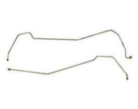 Chevy Transmission Cooling Lines, Turbo Hydra-Matic 700R4, Small Block, With Radiator In V8 Position, 1955-1957