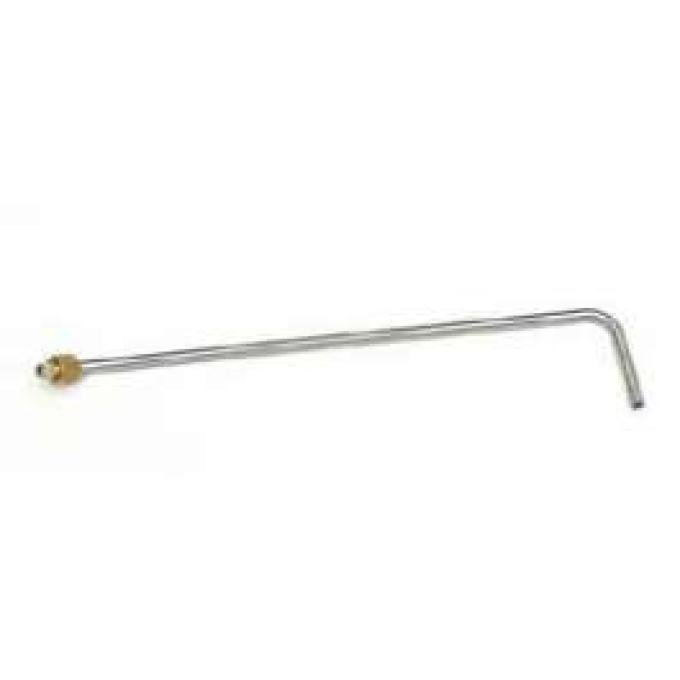 Chevy Heat Choke Tube, 2-Barrel Carburetor, Stainless Steel, 1957