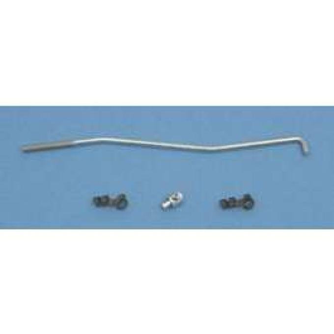 Chevy Upper Kickdown Linkage Rod, Small Block Powerglide Transmission, For 4-Barrel Carburetor, 1955-1956
