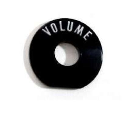Chevy Radio Volume Bezel Insert, Plastic, 1957