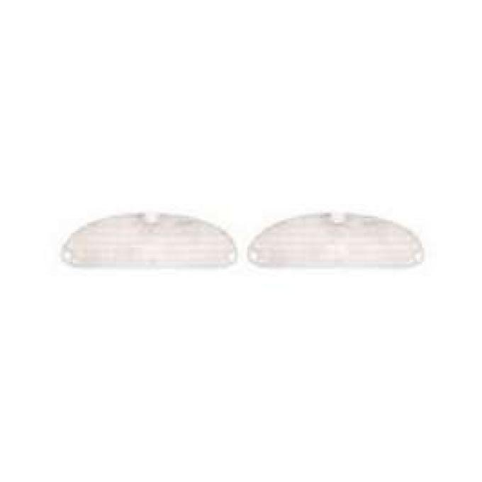 Chevy Parking Light Lenses, Clear, 1955