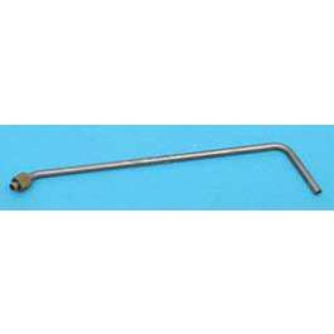 Chevy Heat Choke Tube, 2-Barrel Carburetor, Stainless Steel, 1955-1956