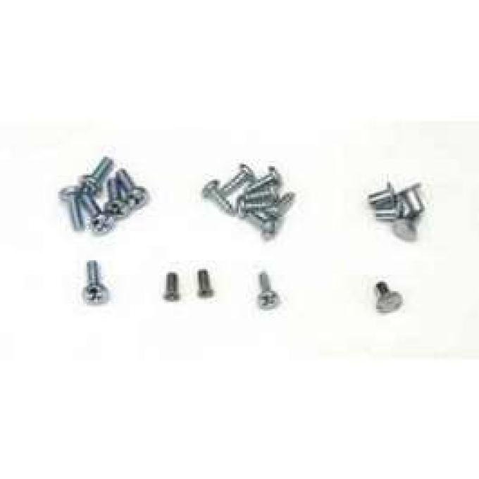 Chevy Kick Panel Vent & Windlace Retainer Screw Set, 1955-1956